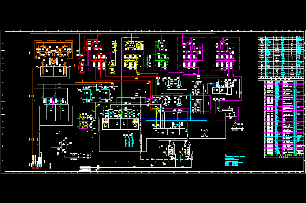 某工业废水处理流程CAD图.dwg