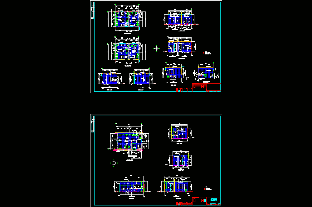 厠所给排水设计CAD图.dwg