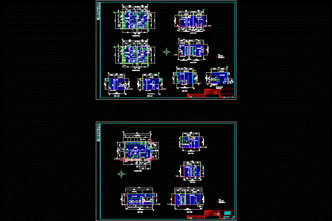 厠所给排水设计CAD图.dwg