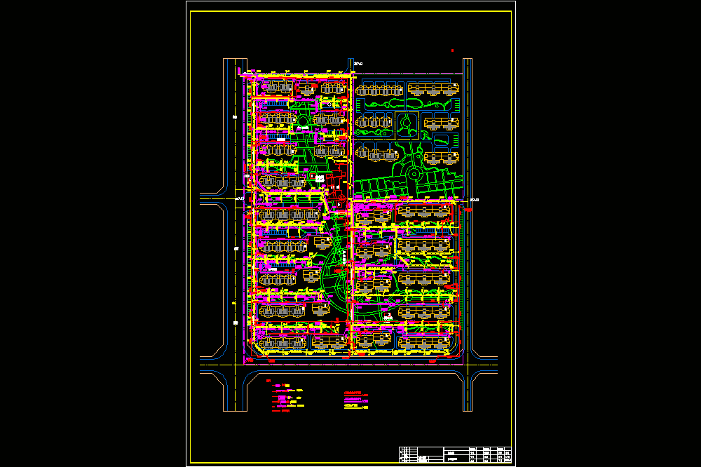 某小区外网水施CAD图.dwg