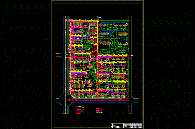 某小区外网水施CAD图.dwg