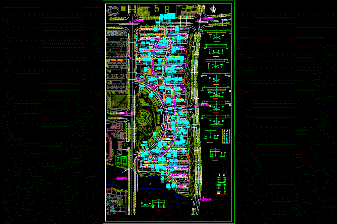 某小区综合管线设计CAD图.dwg