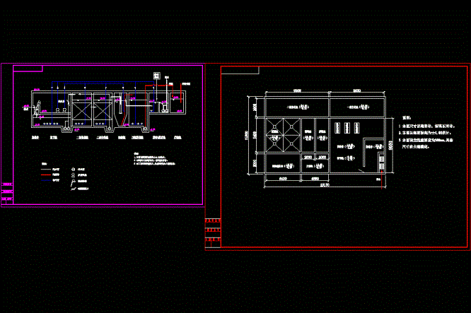 上海某小区污水站布置CAD图.dwg