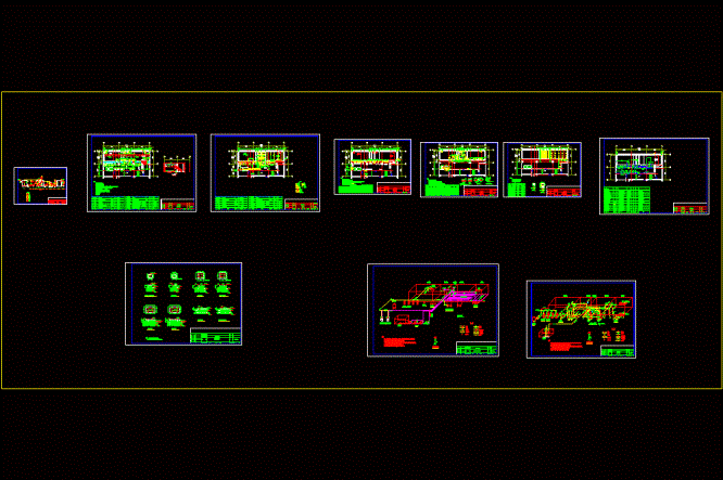 某小区中水回用全套工艺施工CAD图.dwg