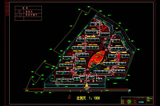 污水管道布置平面CAD图.dwg