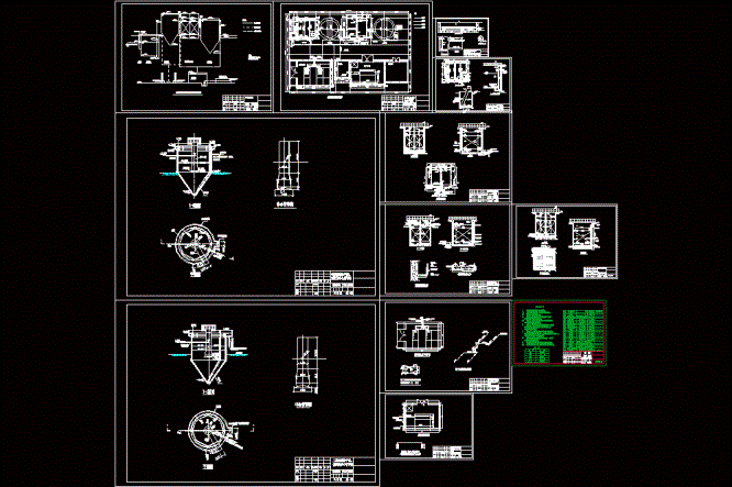 120M3_d接触氧化工艺组图池CAD图.dwg