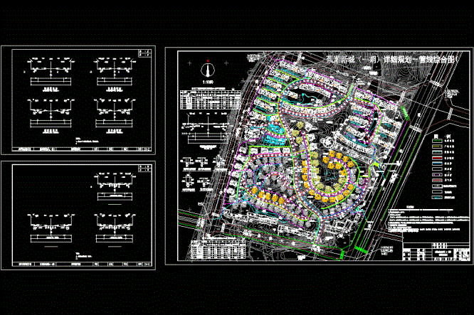 某新城小区外围管线设计CAD图.dwg