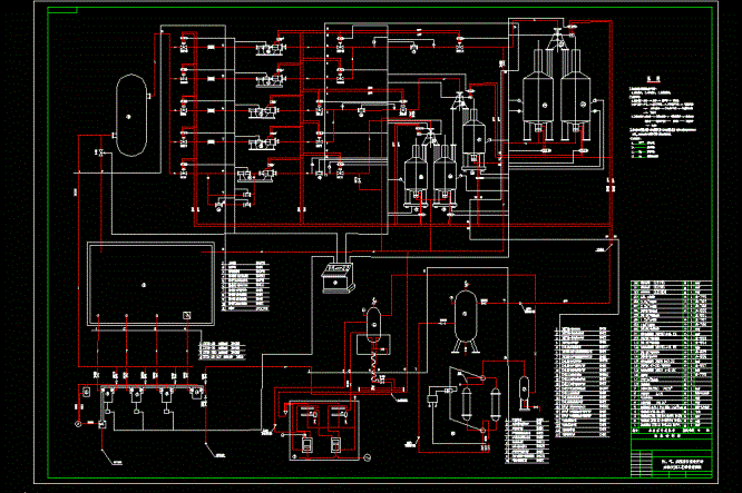某油气水仪表检定工艺流程CAD图.dwg