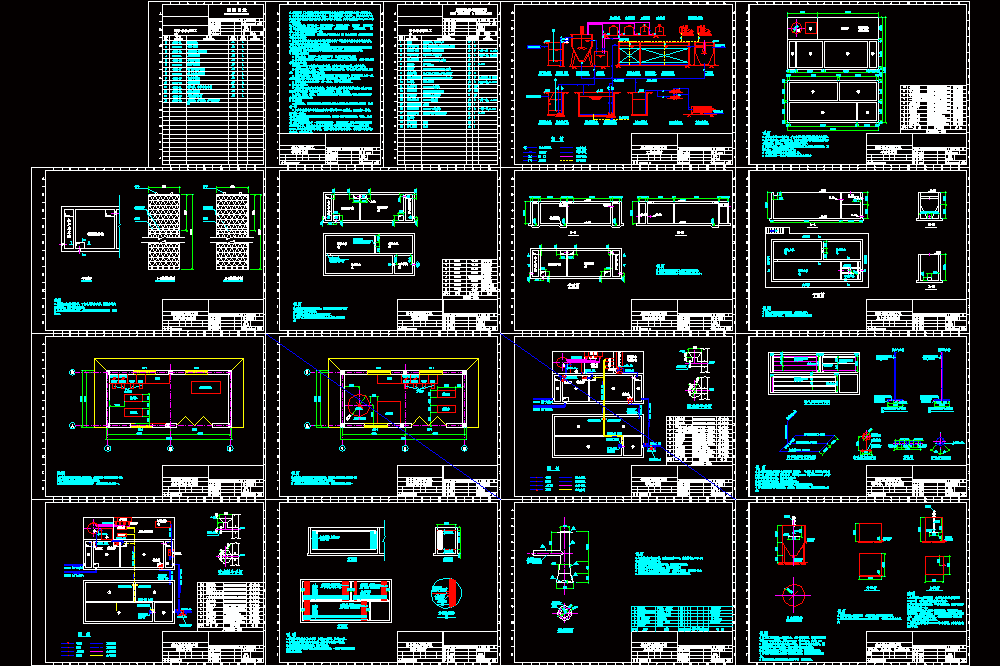 某印刷废水工艺套CAD图.dwg