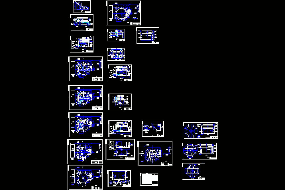 某纸业污水处理工程CAD图.dwg