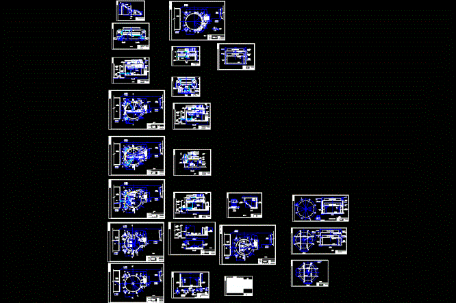 某纸业污水处理工程CAD图.dwg