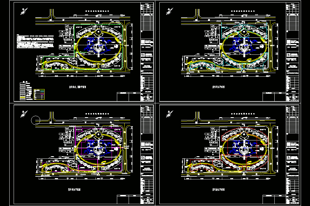 某工程给排水规划总CAD图.dwg