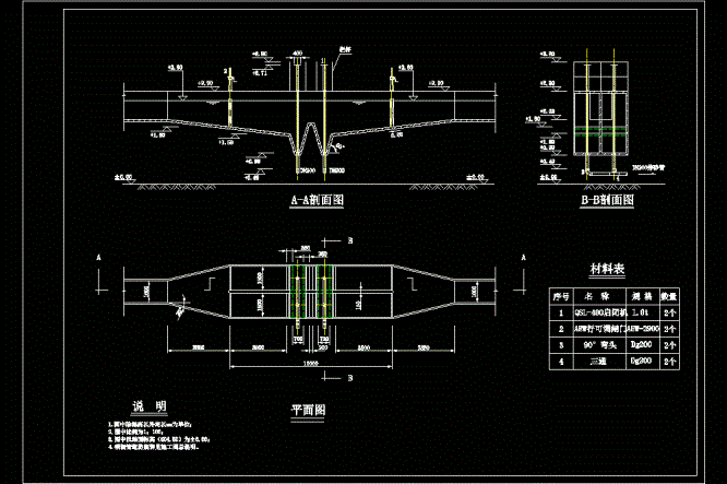 平流式沉砂池设计详CAD图.dwg