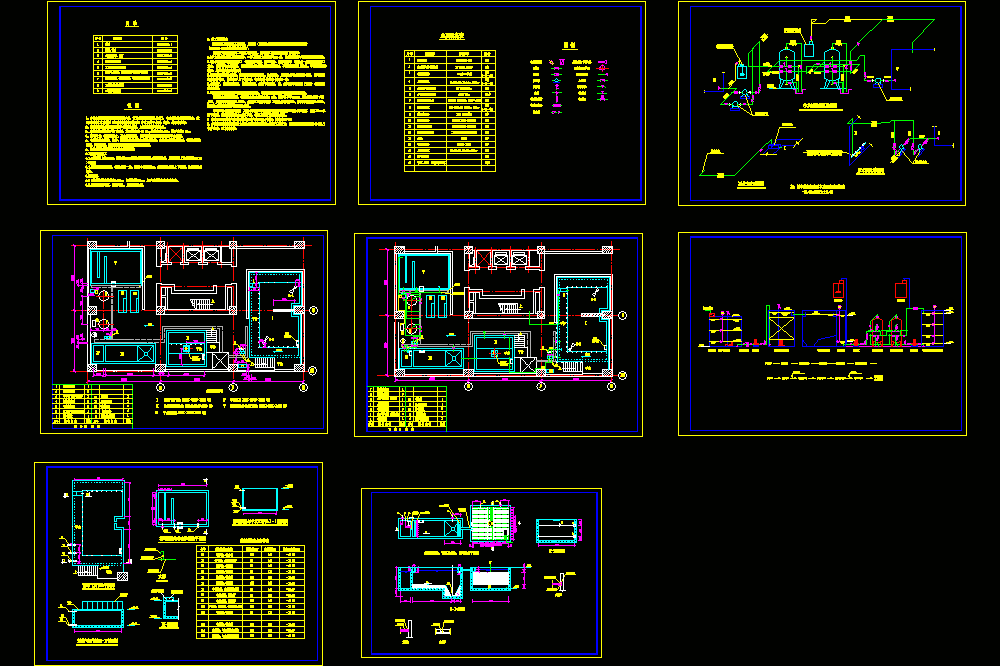 13T生化法中水处理施工CAD图.dwg