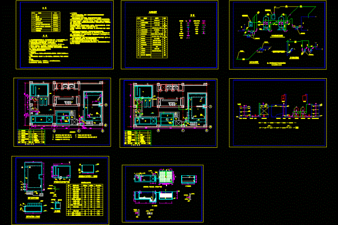 13T生化法中水处理施工CAD图.dwg