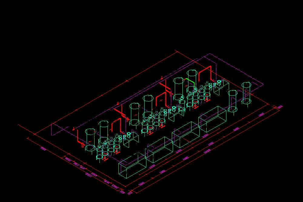 三维氮工艺设备CAD图.dwg