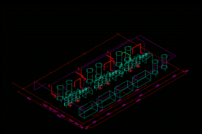 三维氮工艺设备CAD图.dwg