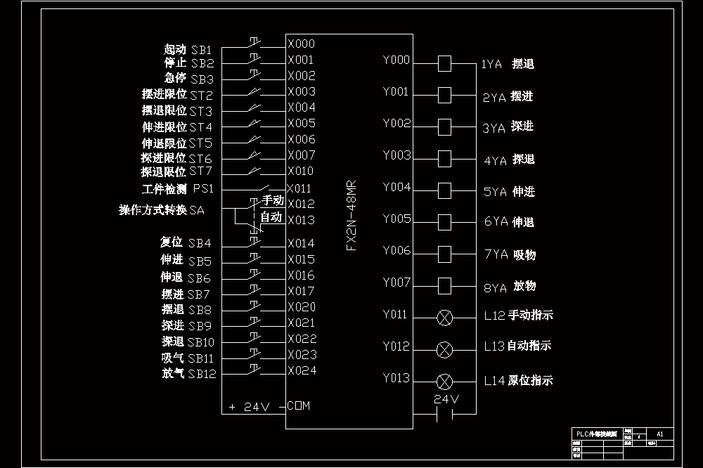 轻型平动搬运机械手设计【含图纸及文档】.zip