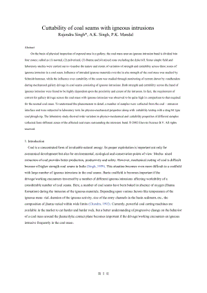 外文翻译-岩浆侵入煤层的切割性研究.doc