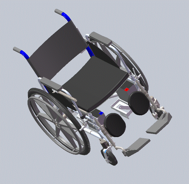多功能电动轮椅模型【3D模型】.zip