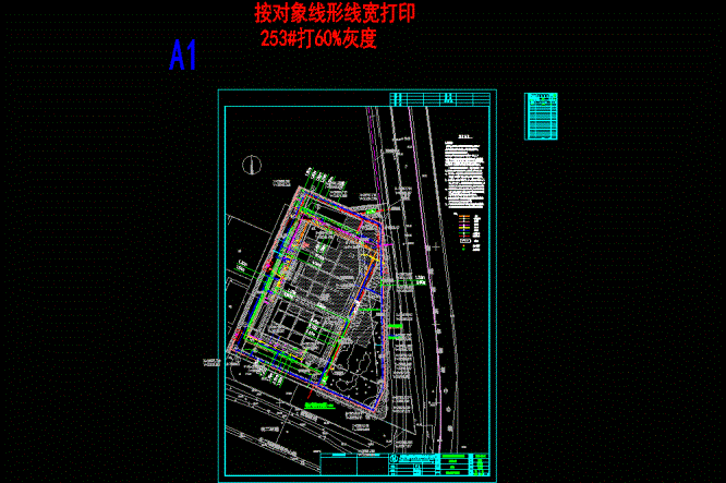 大厦综合管线平面CAD图.dwg