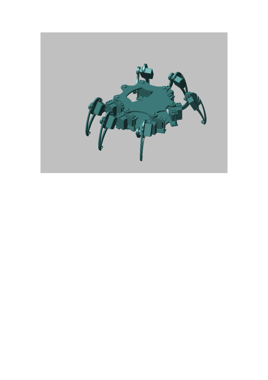 六足机器人三维SolidWorks模型.zip