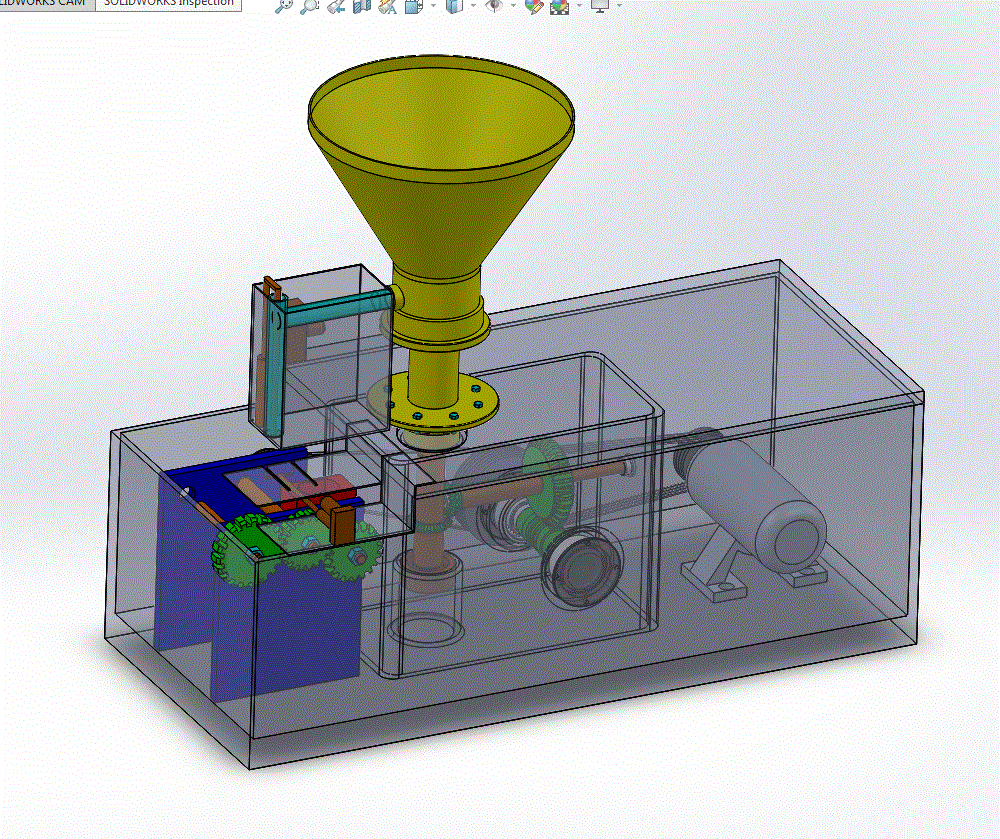 家用小型往复式半自动饺子机设计【含CAD图纸+三维图SolidWorks+说明书】.zip