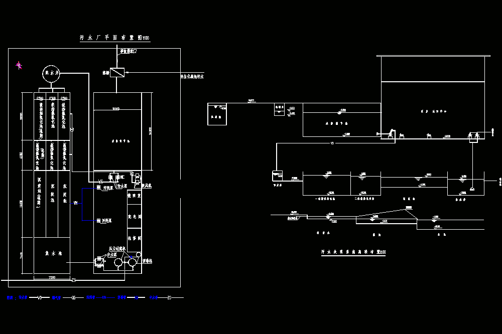 水处理厂平面CAD图.dwg