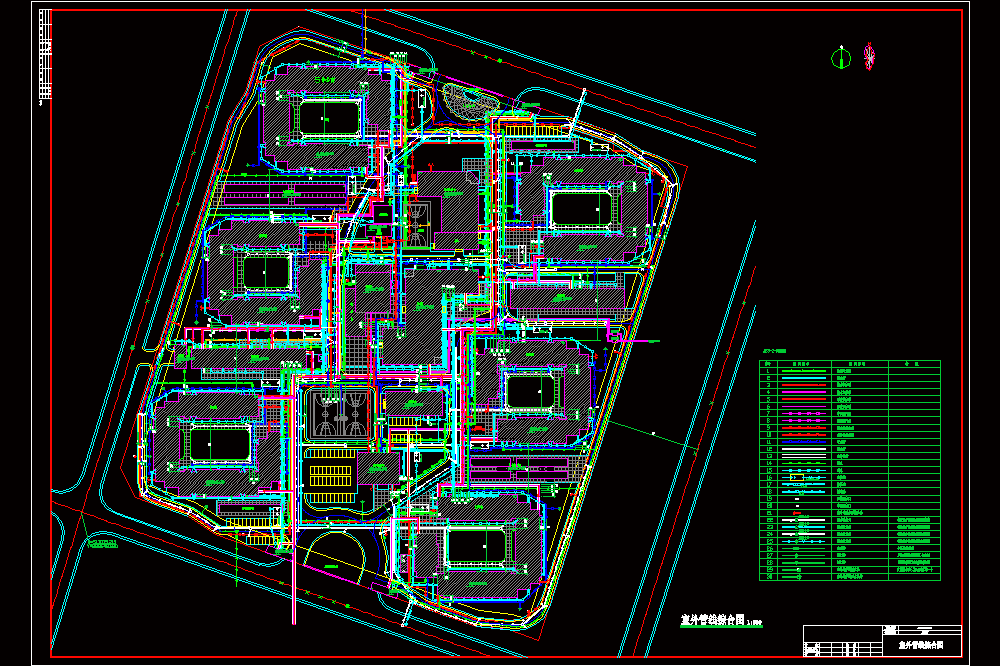 室外管线综合设计CAD图.dwg