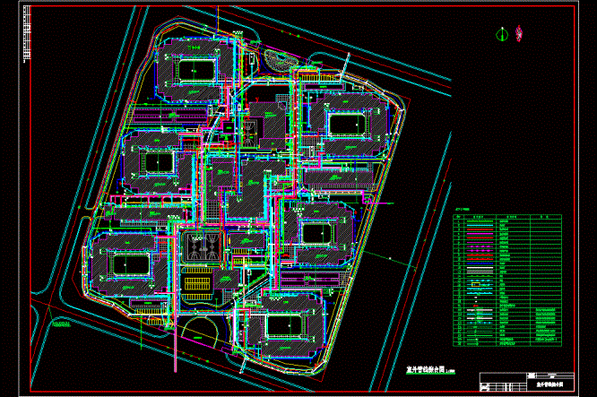 室外管线综合设计CAD图.dwg