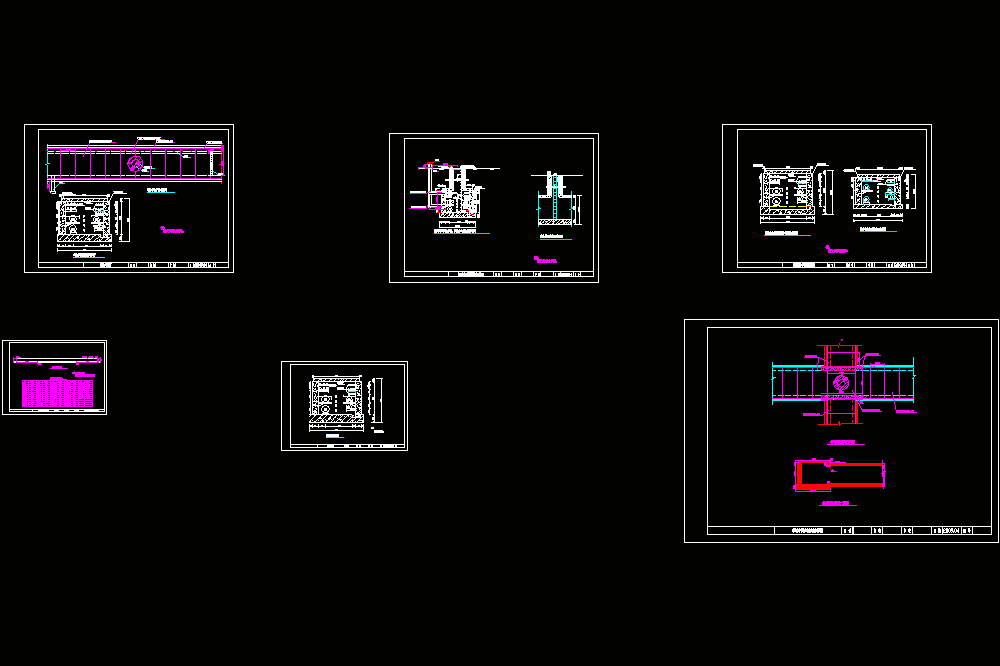 市政综合管沟节点断面详CAD图.dwg