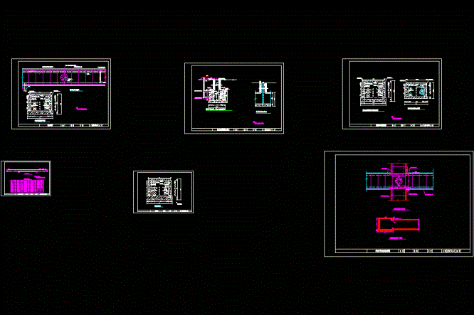 市政综合管沟节点断面详CAD图.dwg