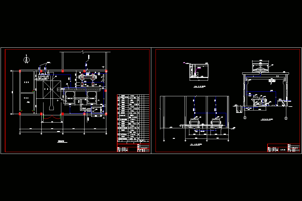 污泥脱水间平面CAD图.dwg