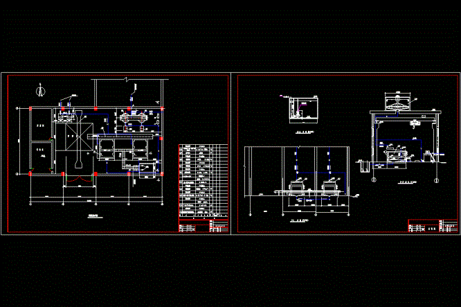 污泥脱水间平面CAD图.dwg