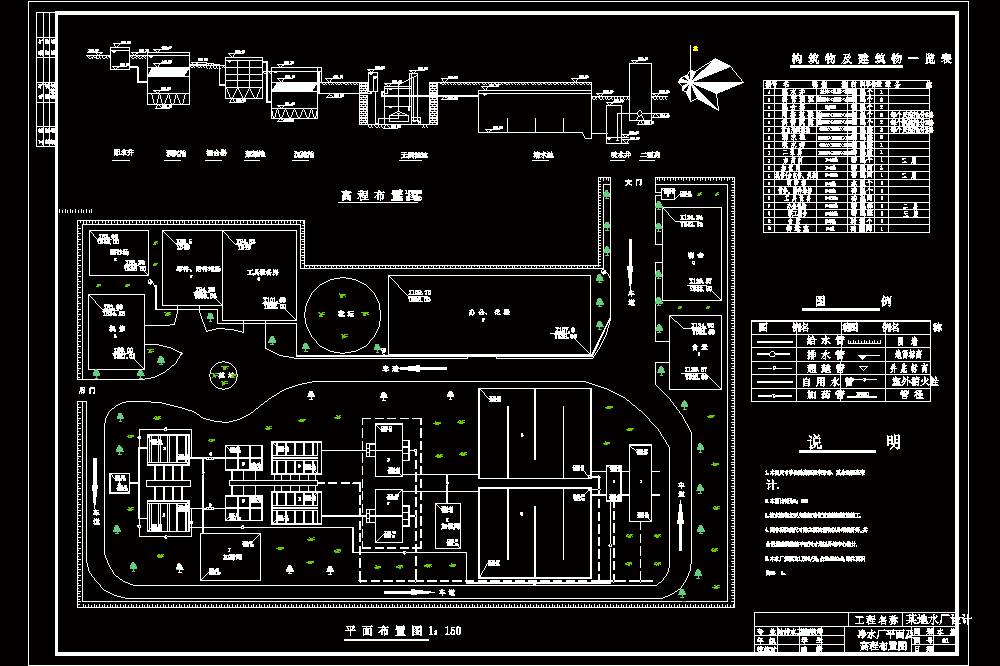 污水处理厂高程CAD图.dwg