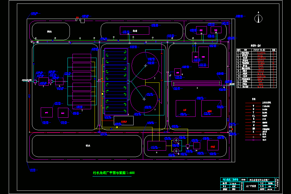 污水处理厂平面布置CAD1图.dwg