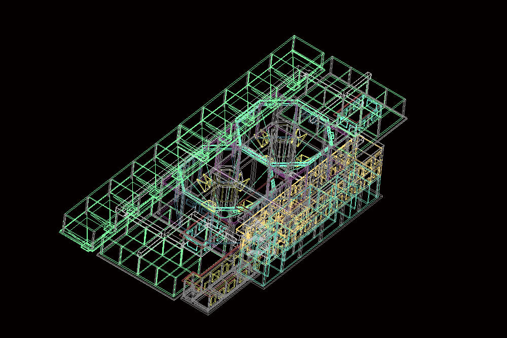 污水处理厂三维全CAD图（土建）.dwg