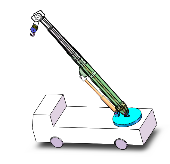 2吨移动吊车结构设计【2吨汽车起重机、随车起重机、含SOLIDWORKS三维、SW图纸】.zip