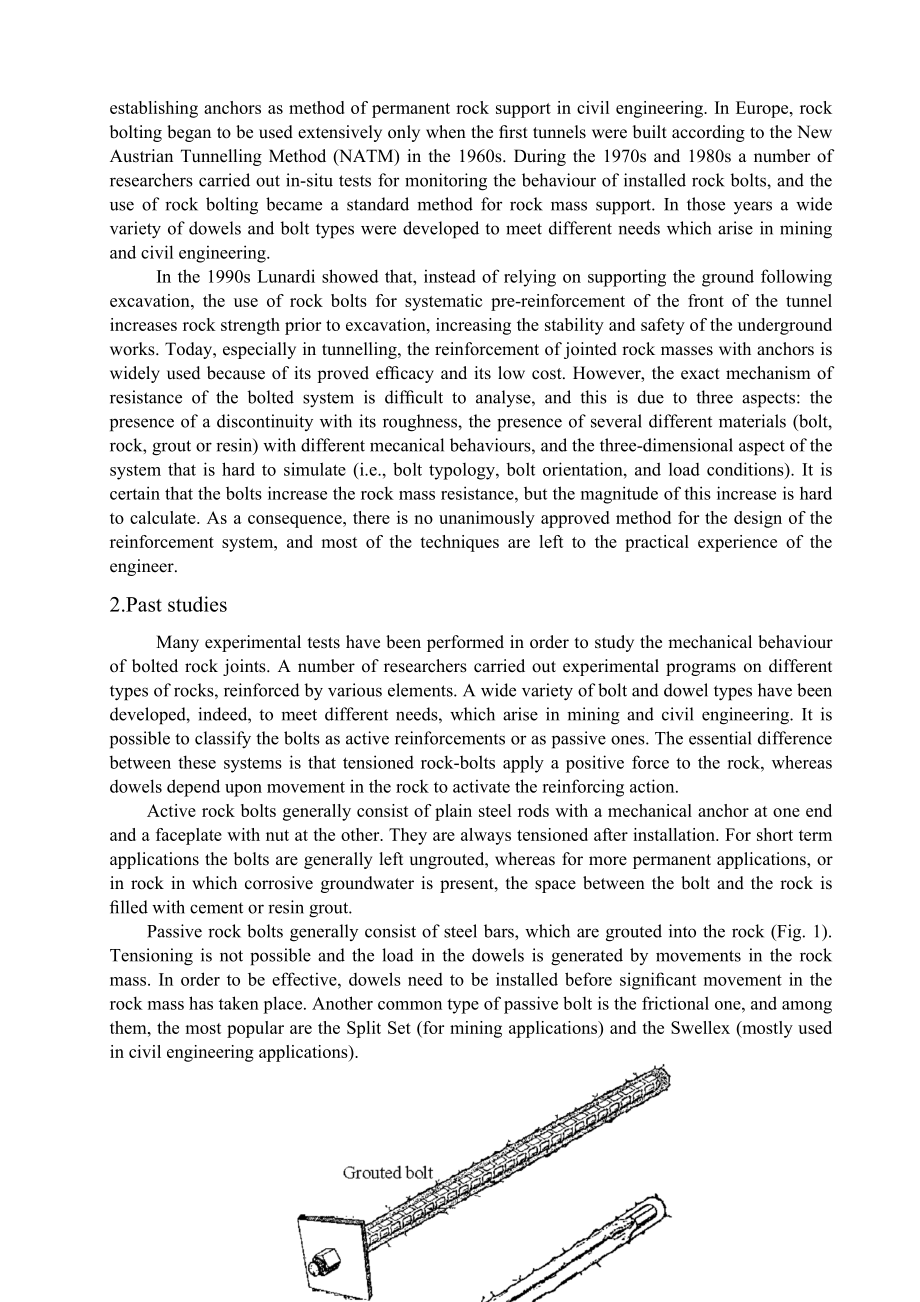 外文翻译-锚固岩石节理三维特性的实验和数值研究.doc_第2页