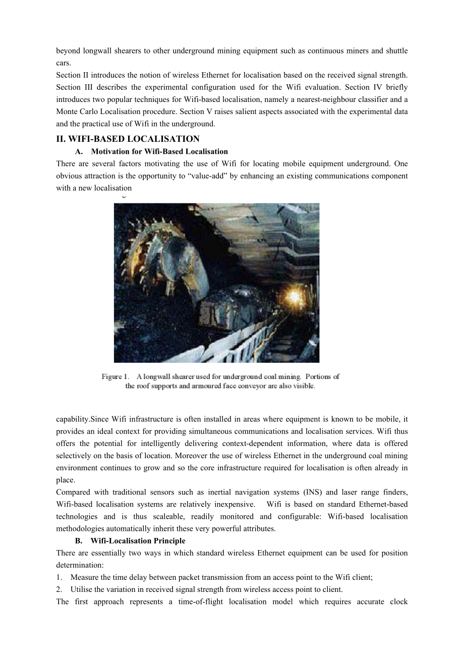 外文翻译-利用无线以太网定位地下采矿移动设备.doc_第3页