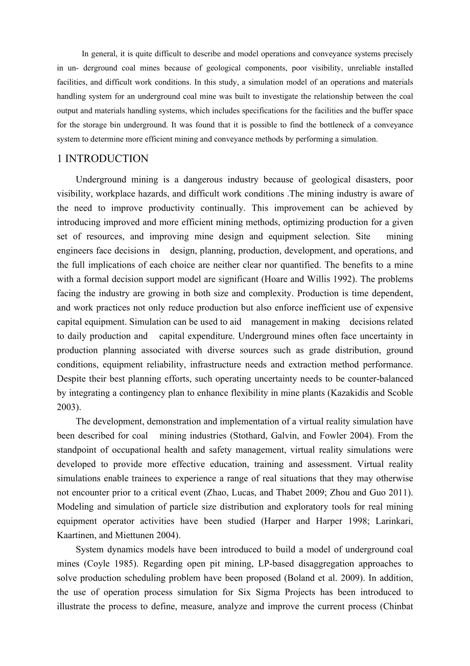 外文翻译-煤矿井下的业务建模与分析.doc_第2页