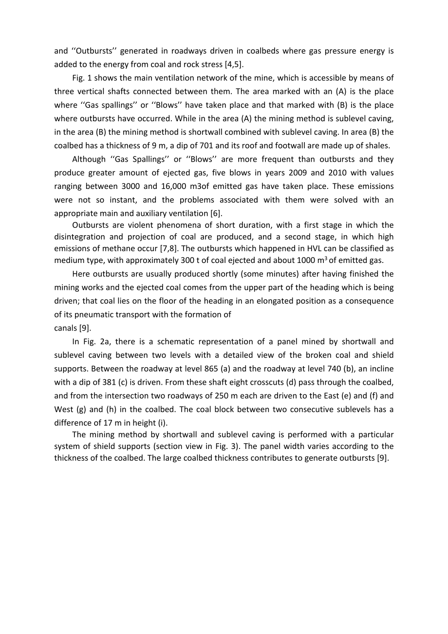外文翻译-煤矿井下综采放顶煤煤与瓦斯突出危险指数的研究应用.doc_第3页