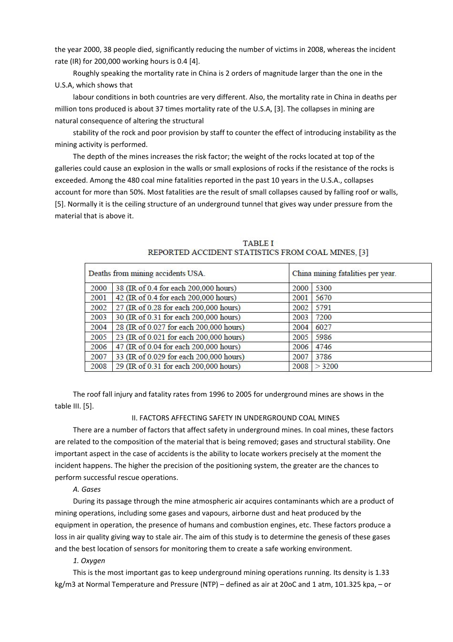 外文翻译-井工矿中瓦斯和岩层垮落探测的WSN法应用.doc_第3页