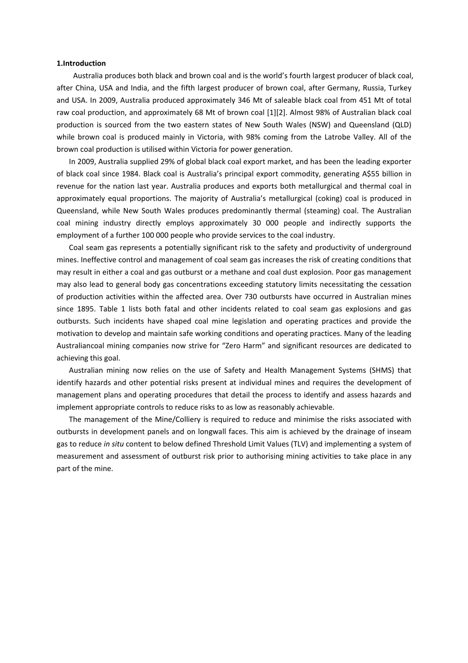 外文翻译-澳大利亚井工煤矿的瓦斯抽放技术与瓦斯突出控制技术.doc_第3页