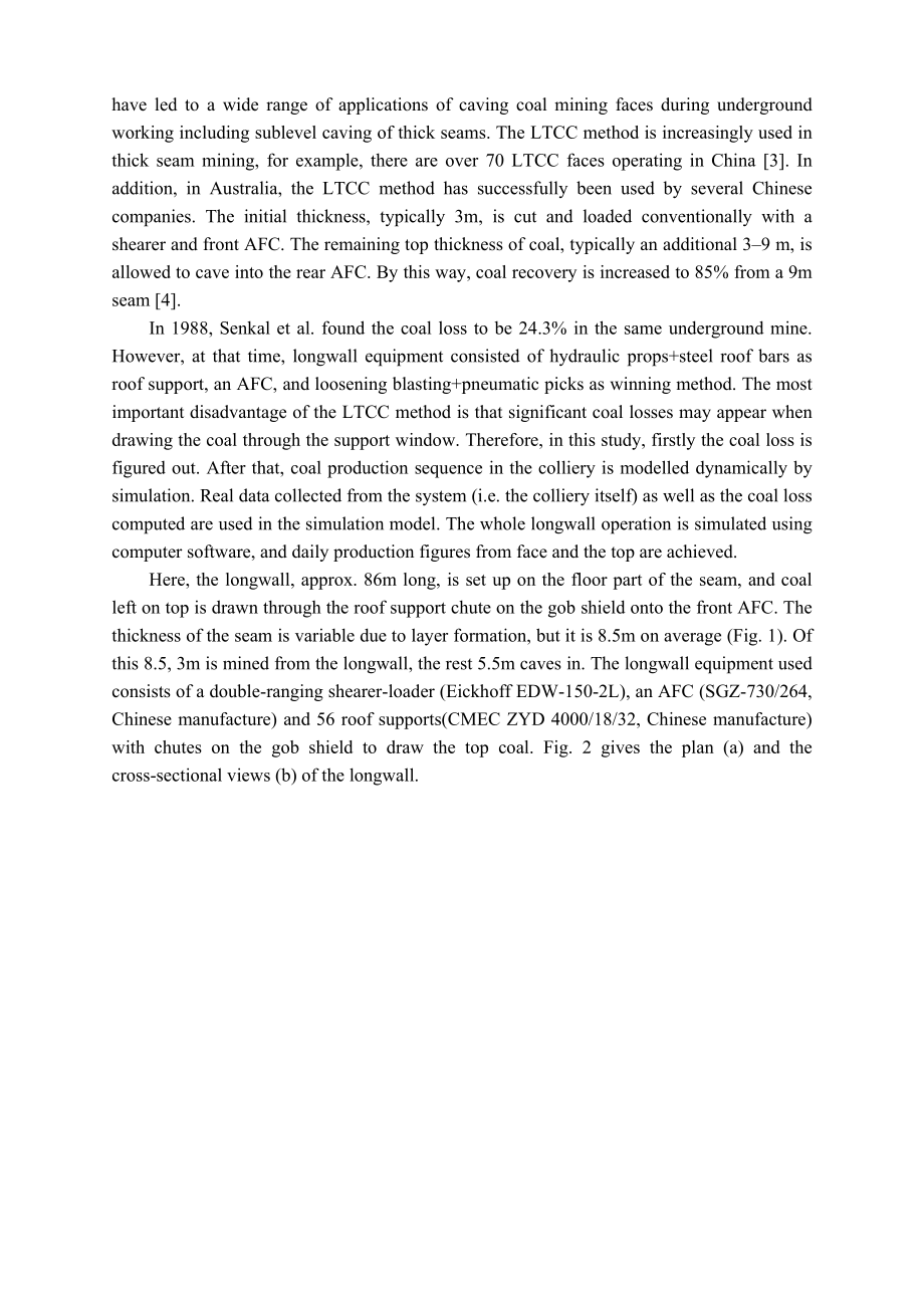 外文翻译-在长壁放顶煤采煤法中通过仿真模型优化长壁工作面设备组合.doc_第3页
