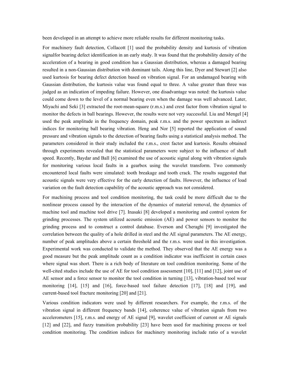 外文翻译-机械故障检测使用模糊的索引融合.doc_第3页