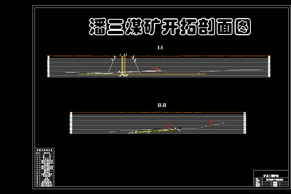 潘3矿2.4Mta新井设计课程设计【含CAD图纸+文档】.zip