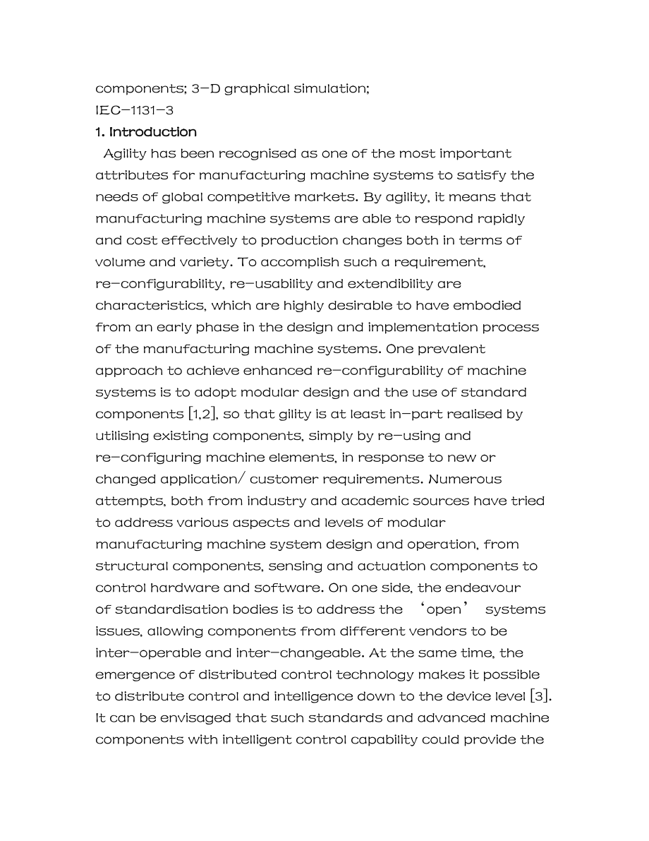 外文翻译-设计和模拟以成份为基础的制造业机器系统.doc_第2页