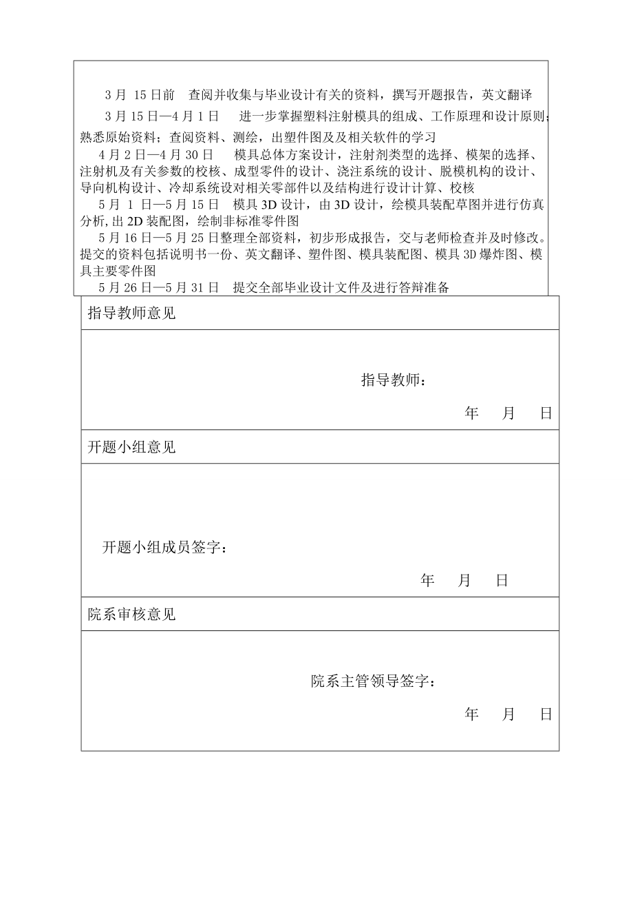 肥皂盒上盖的注塑模设计-开题报告.doc_第3页