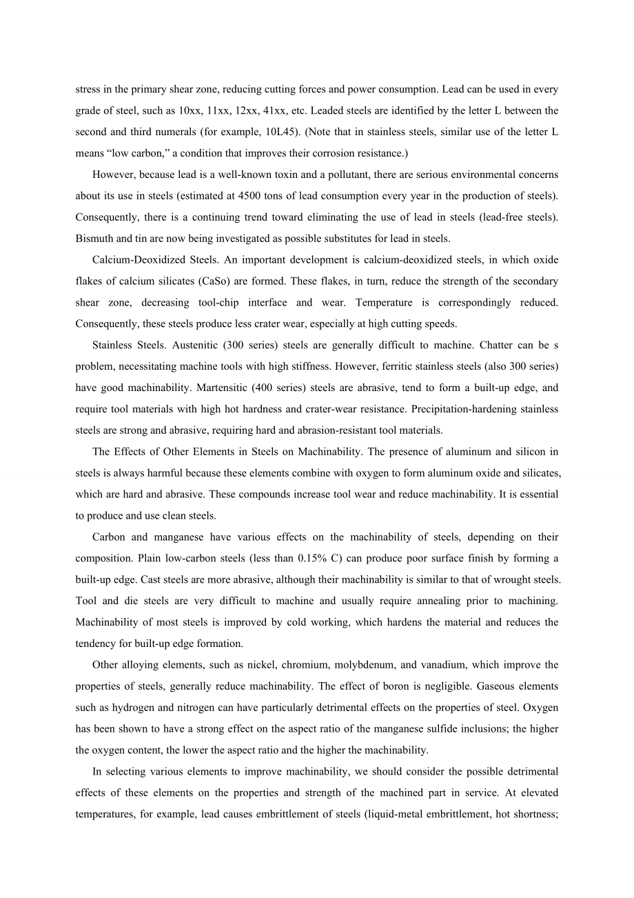 外文翻译-材料的可机加工性.doc_第2页